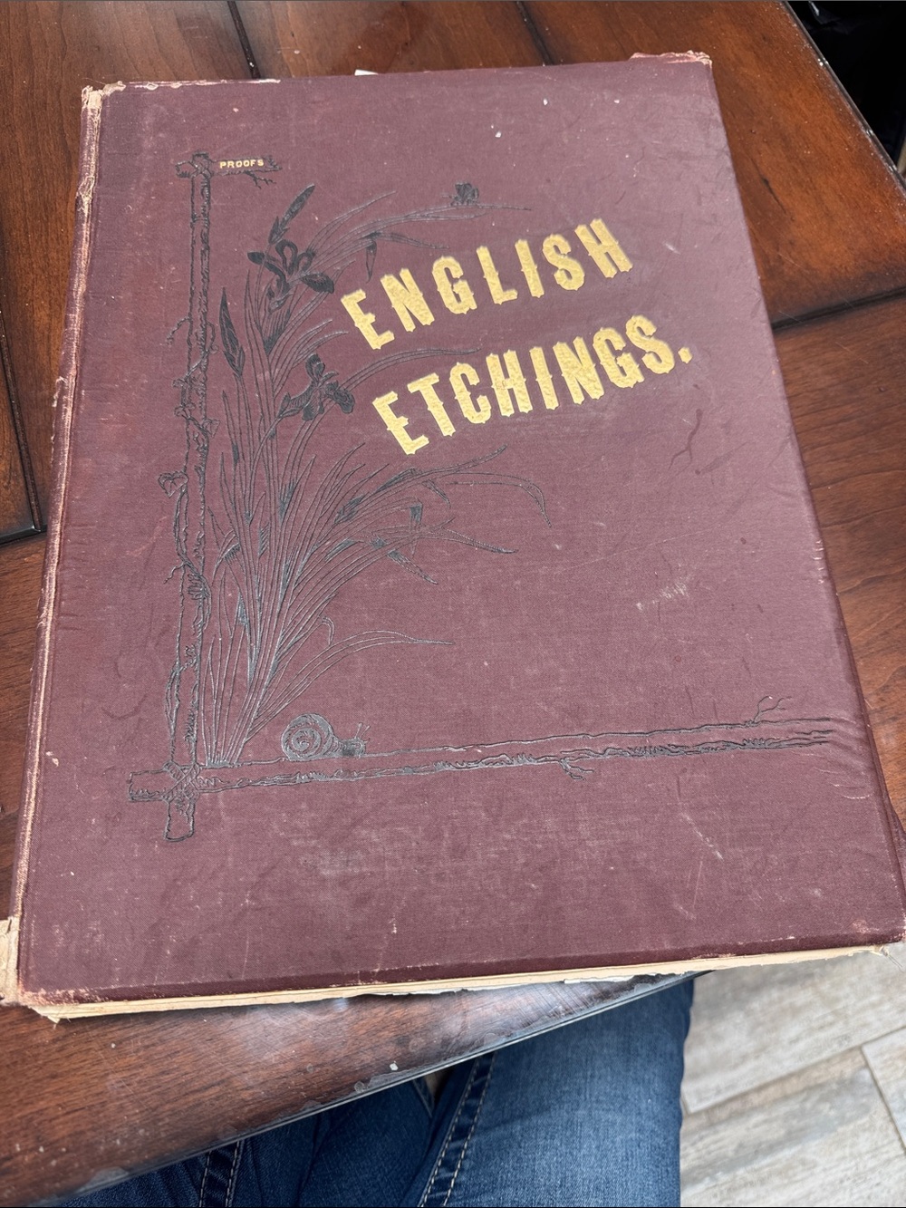 English Etchings Hardcover -William Reeves
